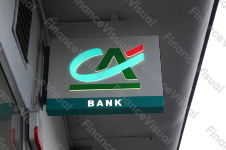Credit Agricole, bank, oddział, logo