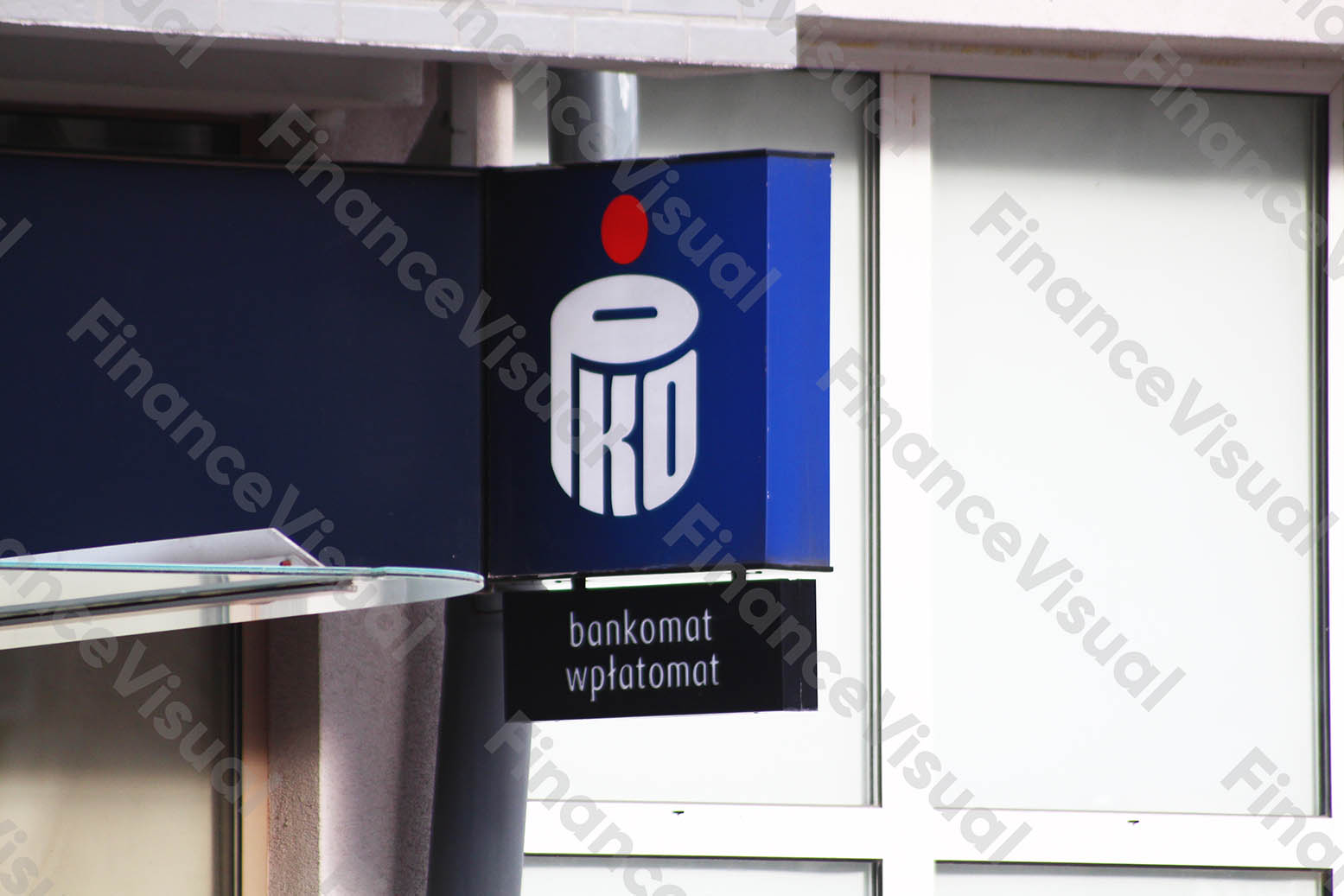 PKO BP, bank, logo, bankomat, wpłatomat