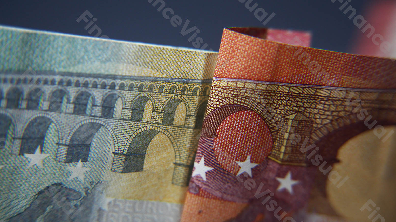 banknoty euro, mosty