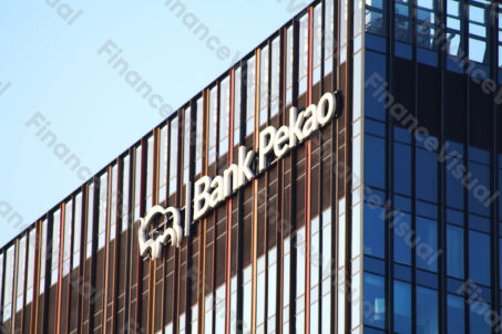 Bank Pekao, biurowiec, logo, żubr