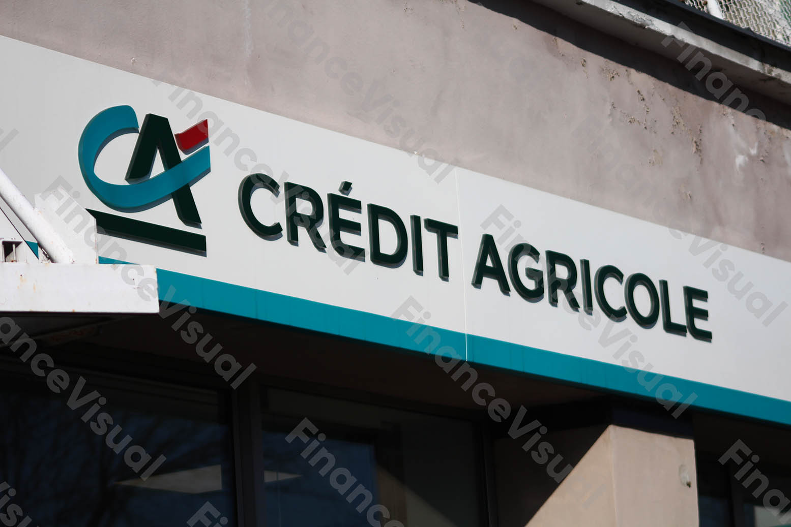 Credit Agricole oddział szyld logo