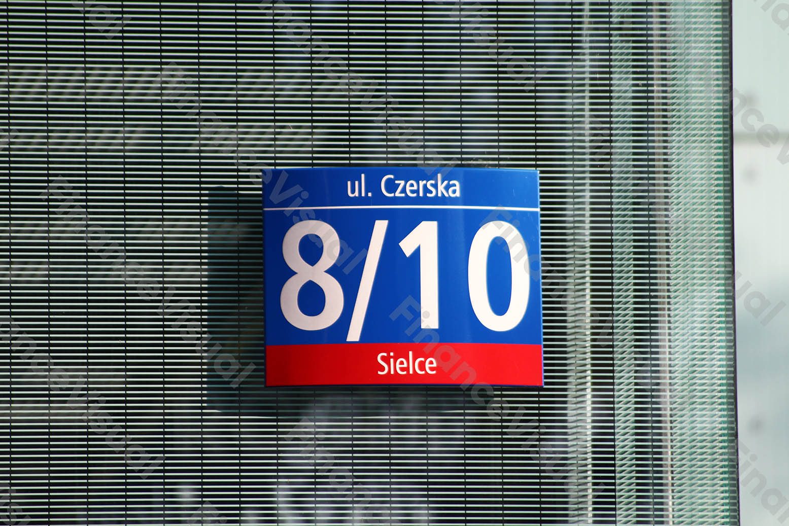 Agora, adres tabliczka Czerska 8/10