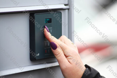 DPD paczkomat klawiatura