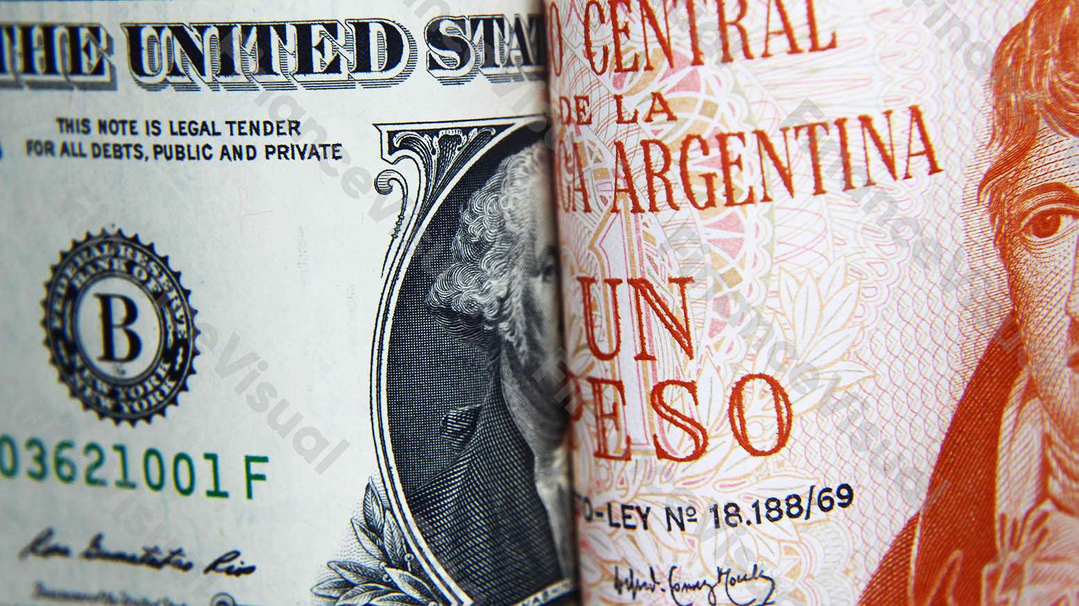 Dolar amerykański peso argentyńskie