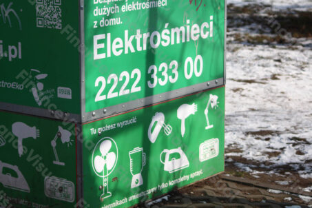 odbiór elektrośmieci pojemnik