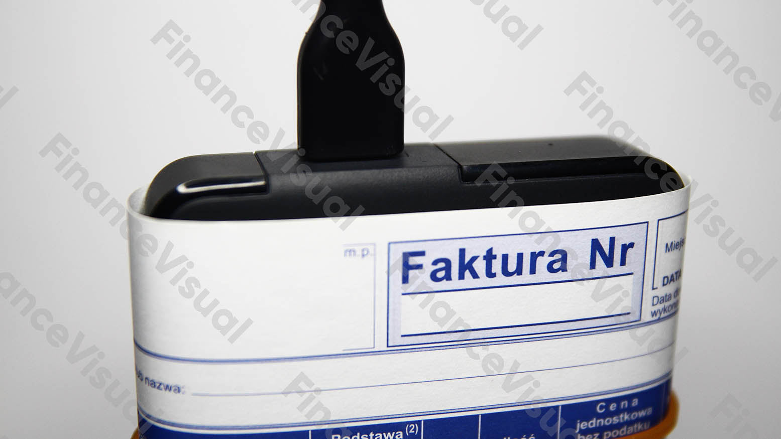 Faktura cyfrowa dysk zewnętrzny działalność gospodarcza