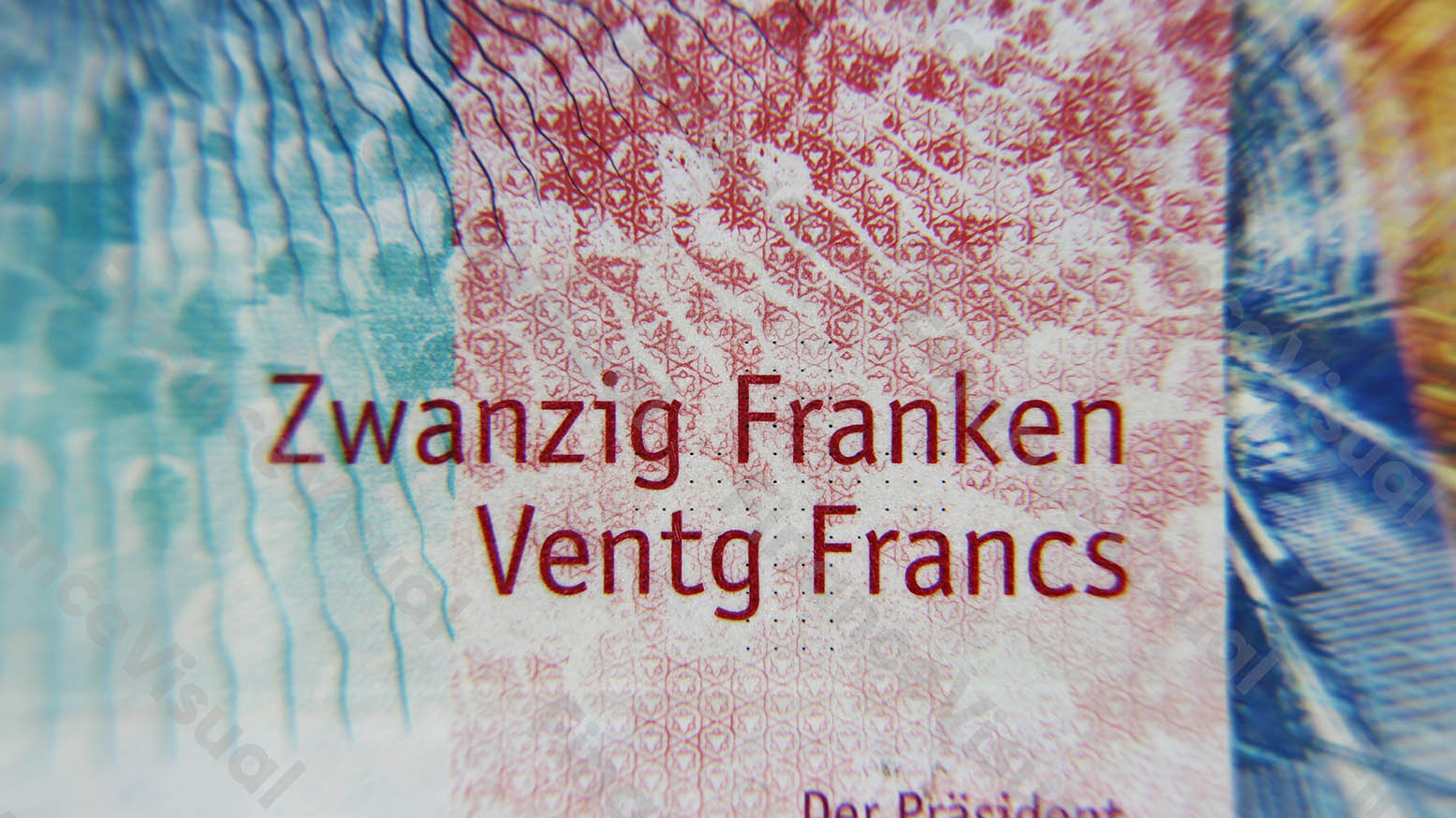 Frank szwajcarski CHF banknot