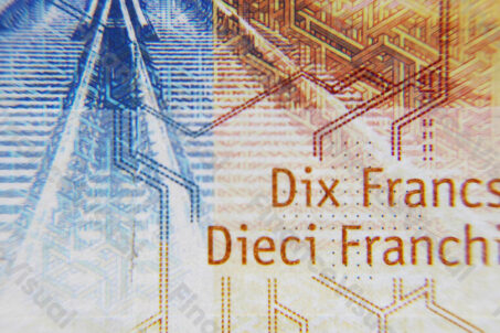 Frank szwajcarski CHF banknot 7