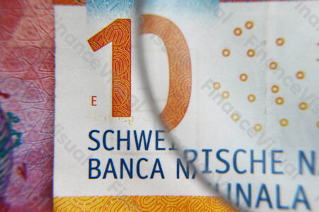 Frank szwajcarski CHF banknot 9