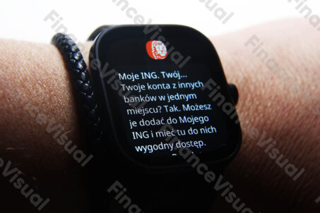 ING zegarek powiadomienie otwarta bankowość