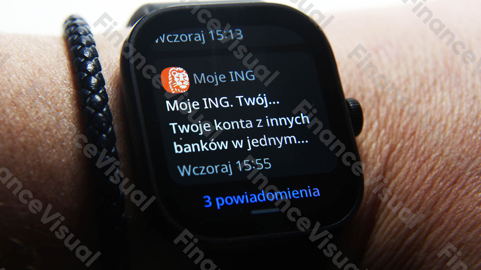 ING zegarek powiadomienie otwarta bankowość