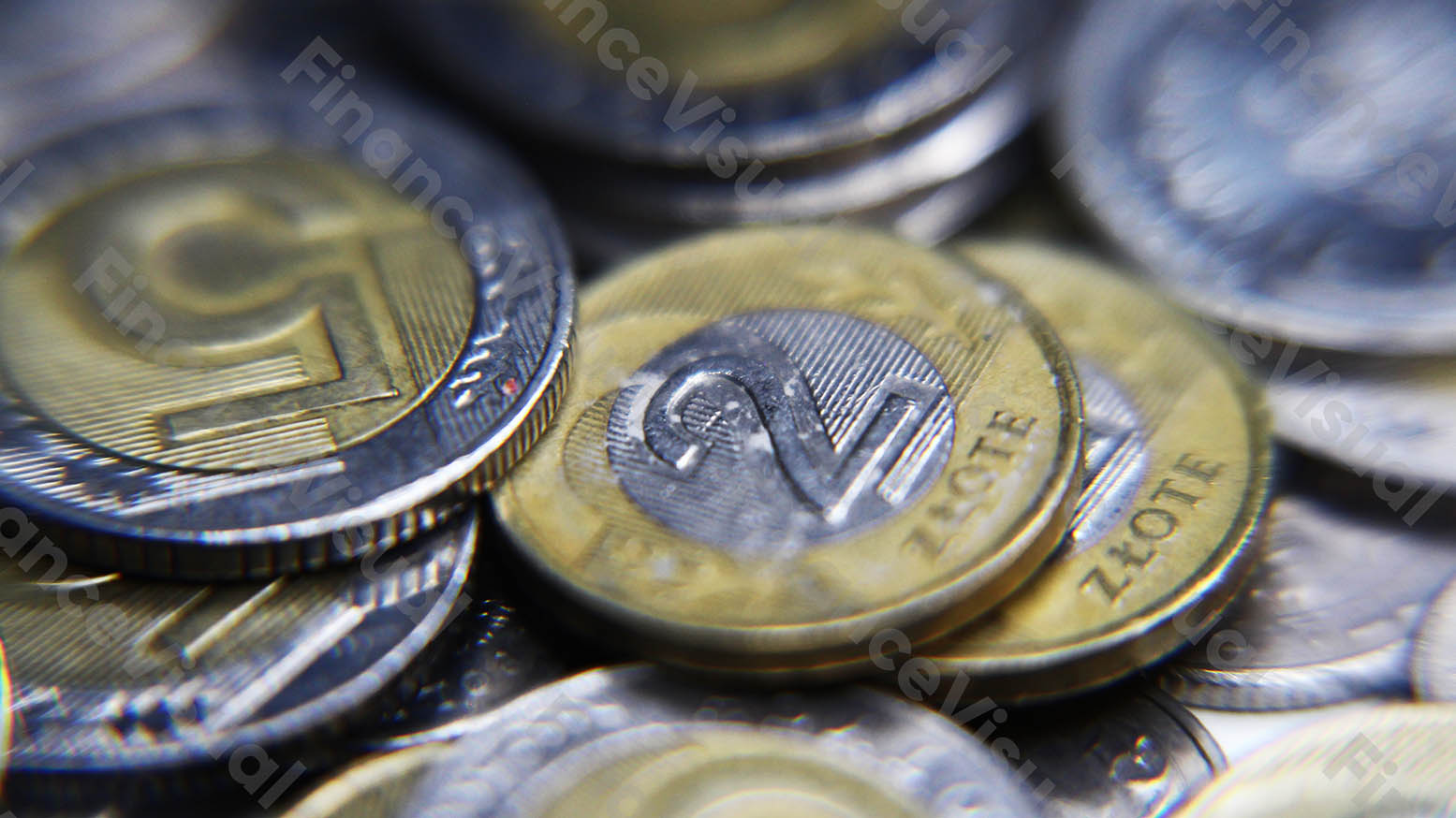 Monety złoty PLN pieniądze