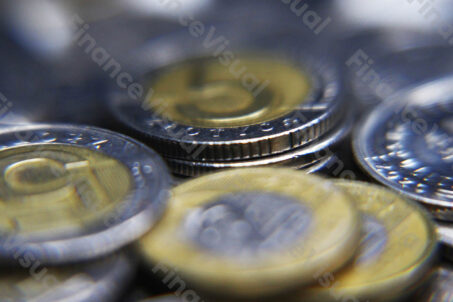 Monety złoty PLN pieniądze