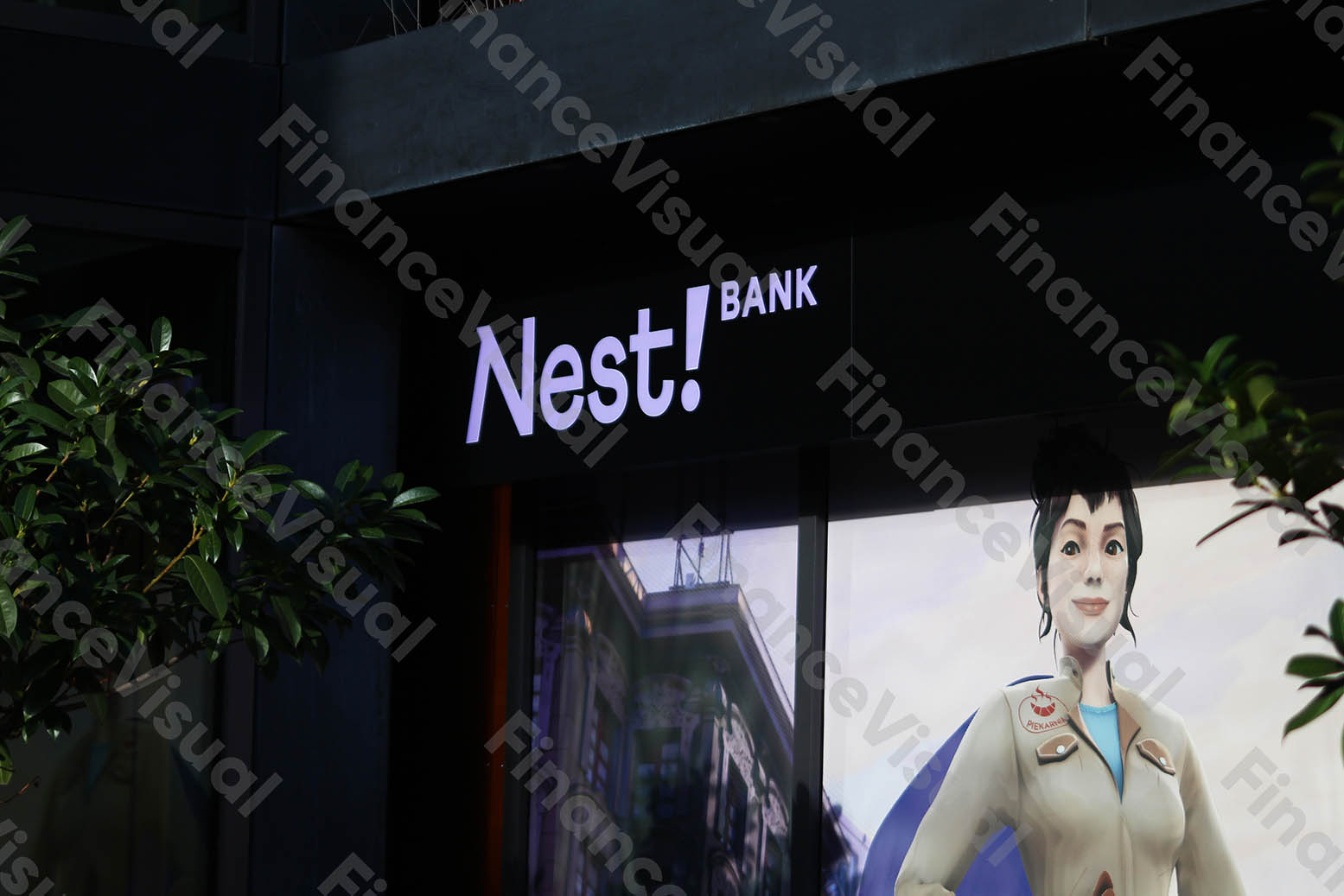 Nest Bank oddział reklama
