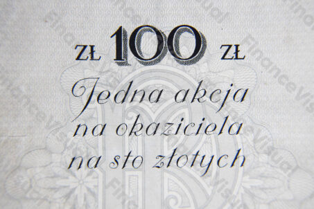 Jedna akcja na okaziciela