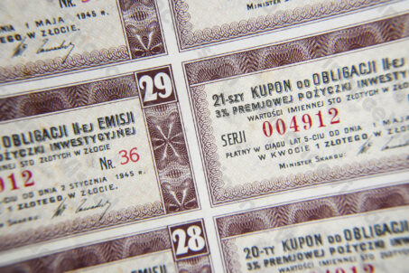 Obligacje przedwojenne kupon