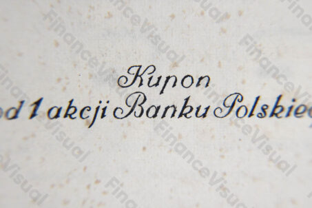 Kupon od 1 akcji Banku Polskiego