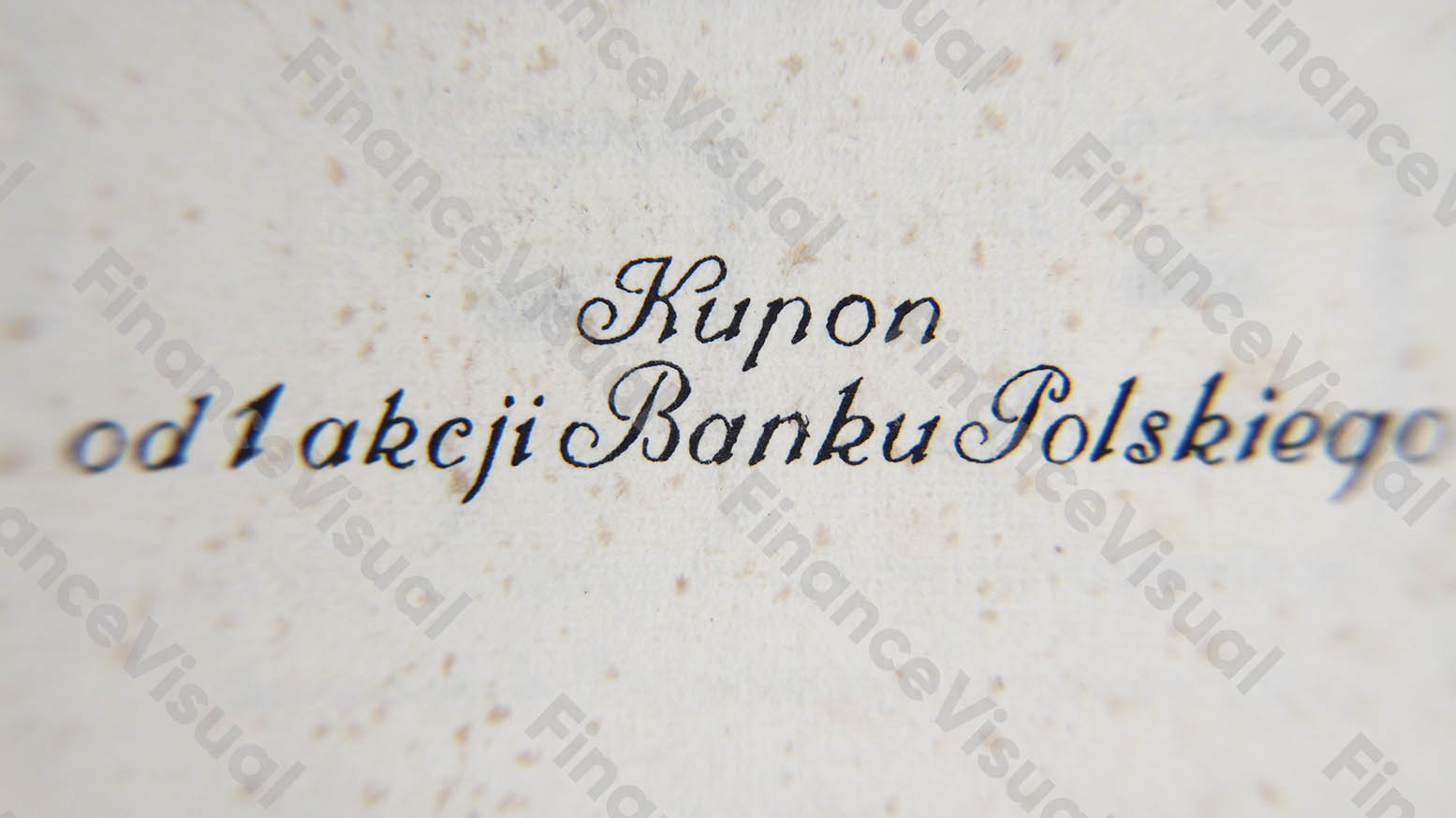 Kupon od 1 akcji Banku Polskiego