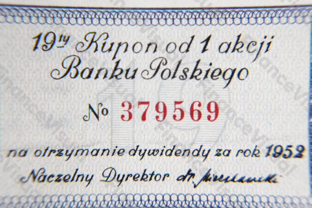 Akcje Banku Polskiego dywidenda