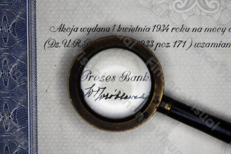 Akcje przedwojenne Prezes Banku