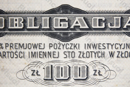 obligacje przedwojenne pożyczka inwestycyjna w złocie