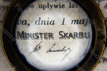 Minister Skarbu obligacje przedwojenne