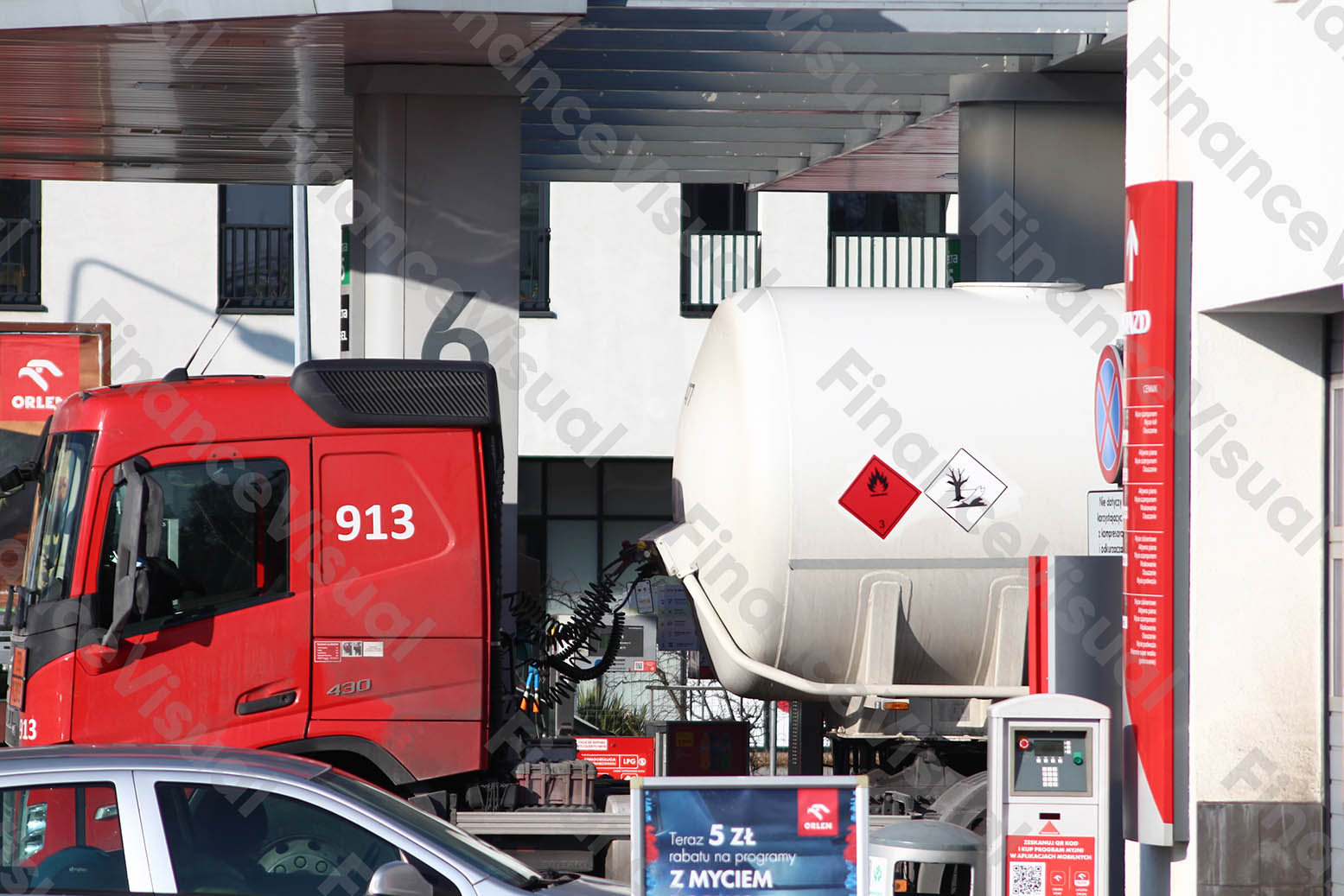 Orlen stacja benzynowa cysterna