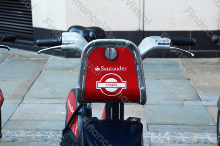 Santander rower reklama