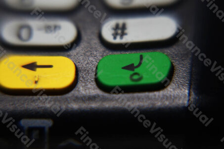 Terminal płatniczy Verifone klawiatura