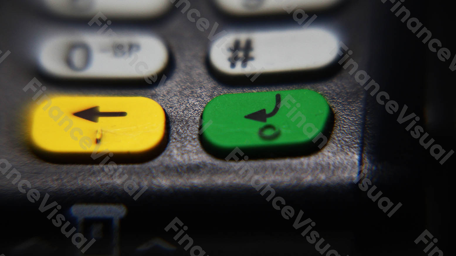 Terminal płatniczy Verifone klawiatura