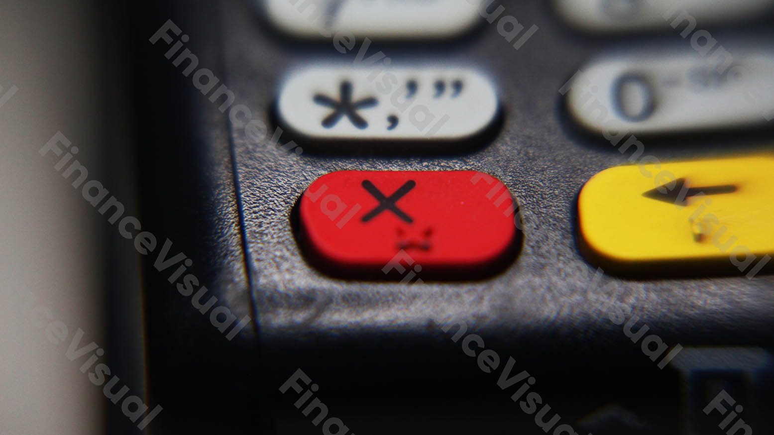 Terminal płatniczy Verifone klawiatura