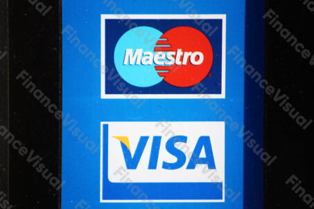 Maestro Visa naklejka