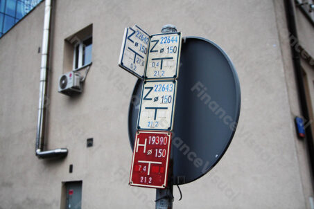 Woda hydrant - tabliczka informacyjna