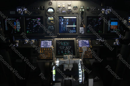 Boeing kokpit symulator 7