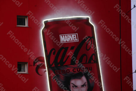 Coca-Cola billboard Marvel