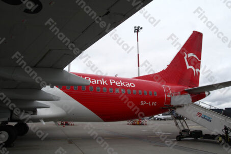 Samolot Bank Pekao LOT 1
