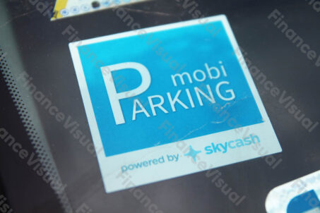 SkyCash parking naklejka