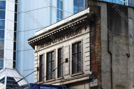 Stacja Metropolitan Railway Londyn