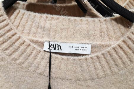 Zara sweter metka