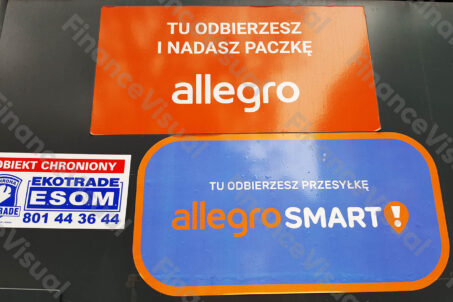 Allegro Smart naklejki paczki
