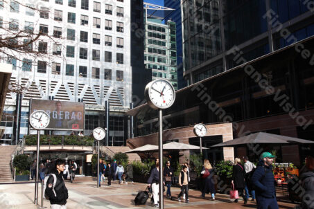 Dzielnica finansowa City II - zegary