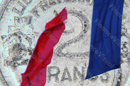 Flaga Francji - franki