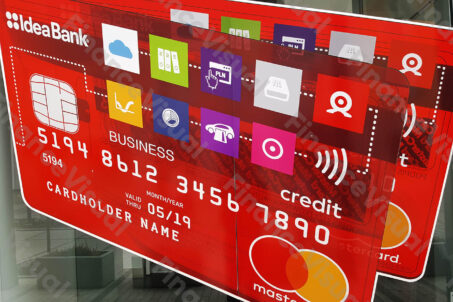 Idea Bank karta reklama