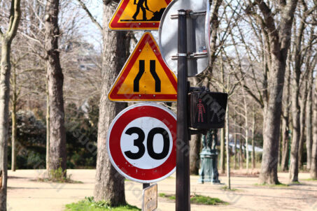 Ograniczenie prędkości znak drogowy