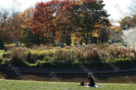 Pole Mokotowskie ludzie 2