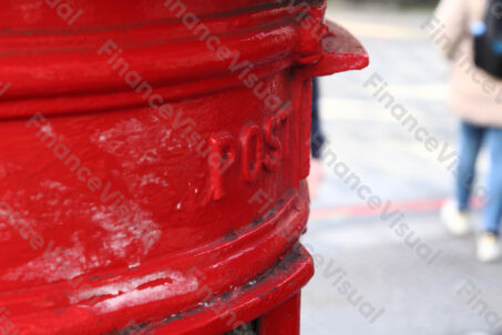 Post Office Londyn 7 skrzynka na listy