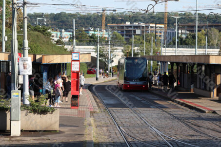 Praga przystanek tramwajowy