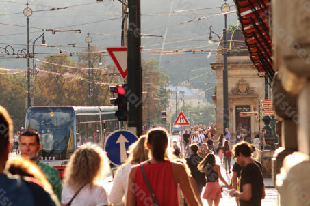 Praga ulica ludzie
