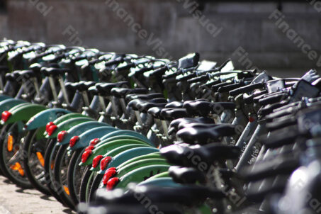 Rowery parking Paryż 2