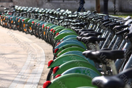 Rowery parking Paryż 3